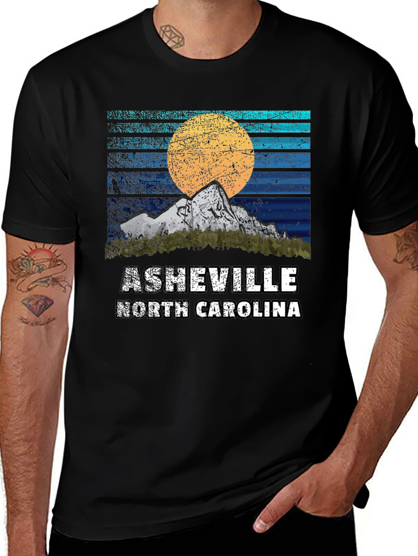 Asheville North Carolina Graphic T-Shirt