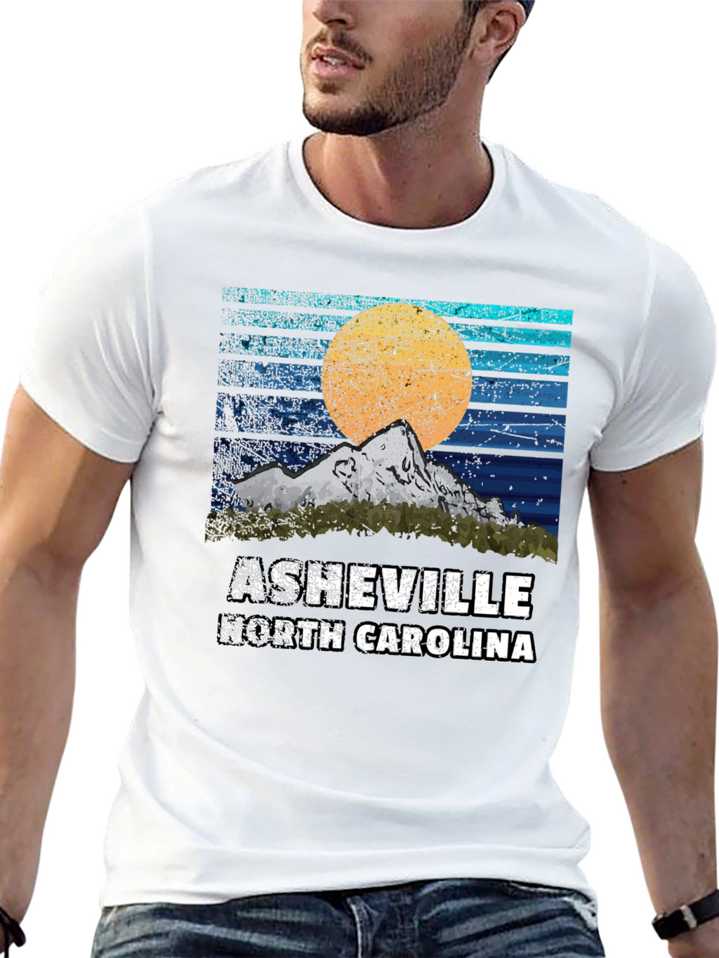 Asheville North Carolina Graphic T-Shirt