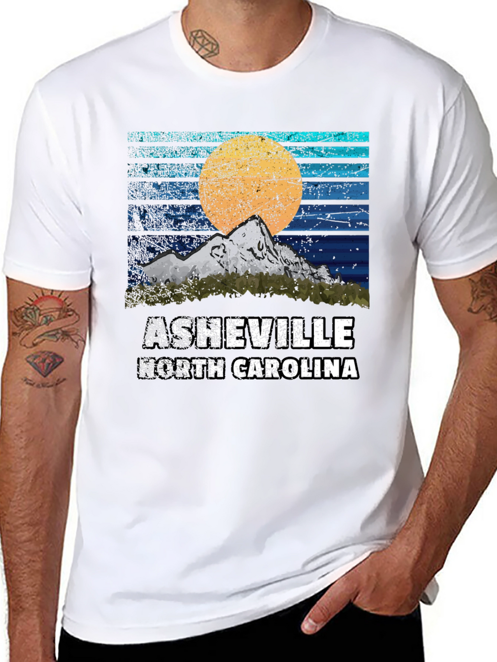 Asheville North Carolina Graphic T-Shirt