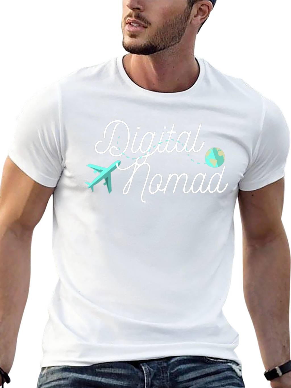 Digital Nomad T-Shirt: Travel Lifestyle Tee