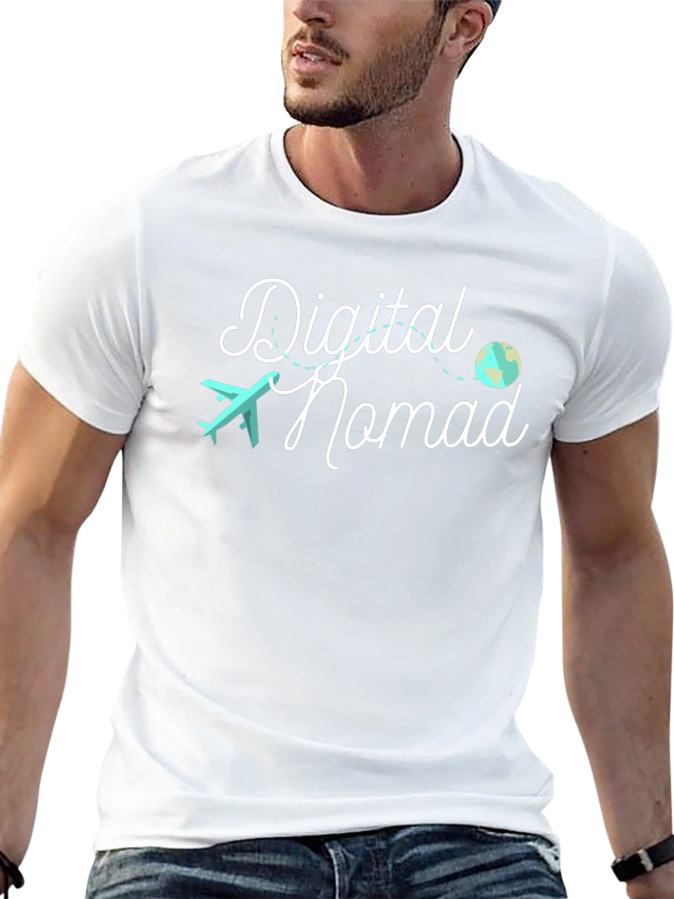 Digital Nomad T-Shirt: Travel Lifestyle Tee