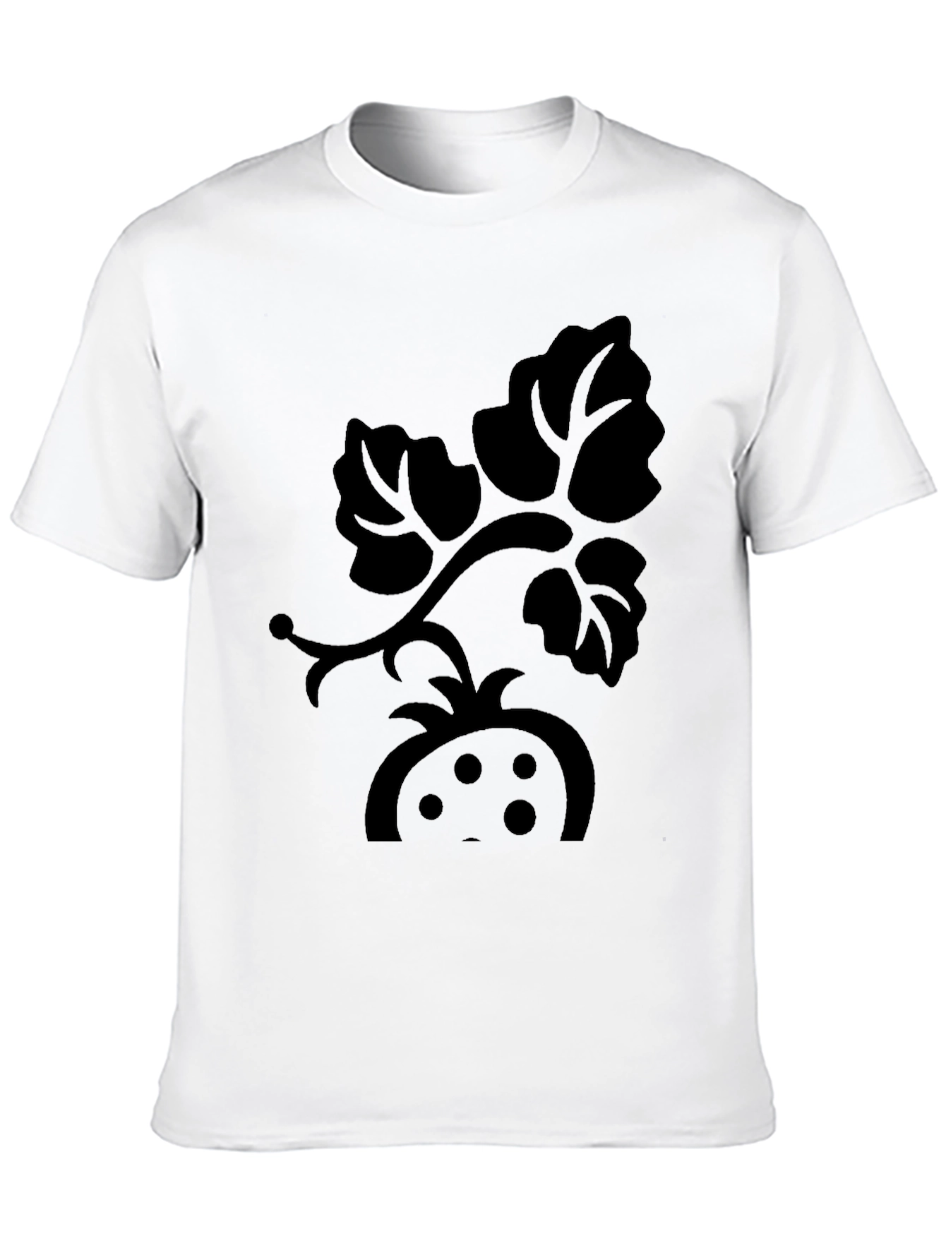 Black Floral Print T-Shirt