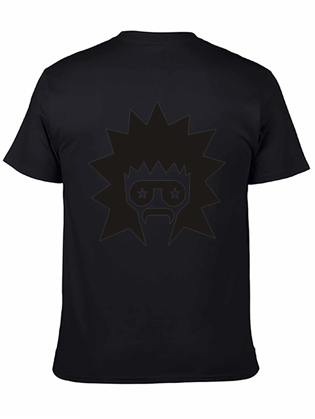 Edgy Graphic Tee: Retro Starburst Design