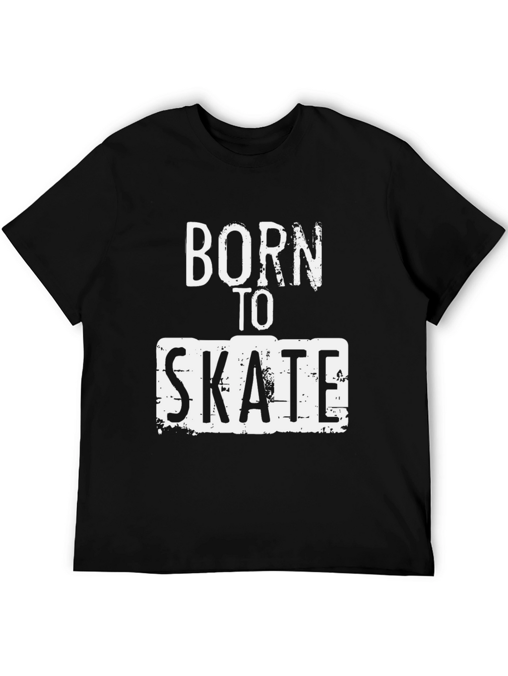Born to Skate Black Graphic Tee