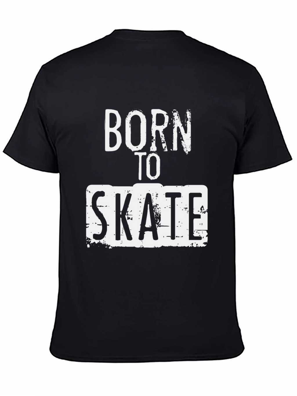 Born to Skate Black Graphic Tee