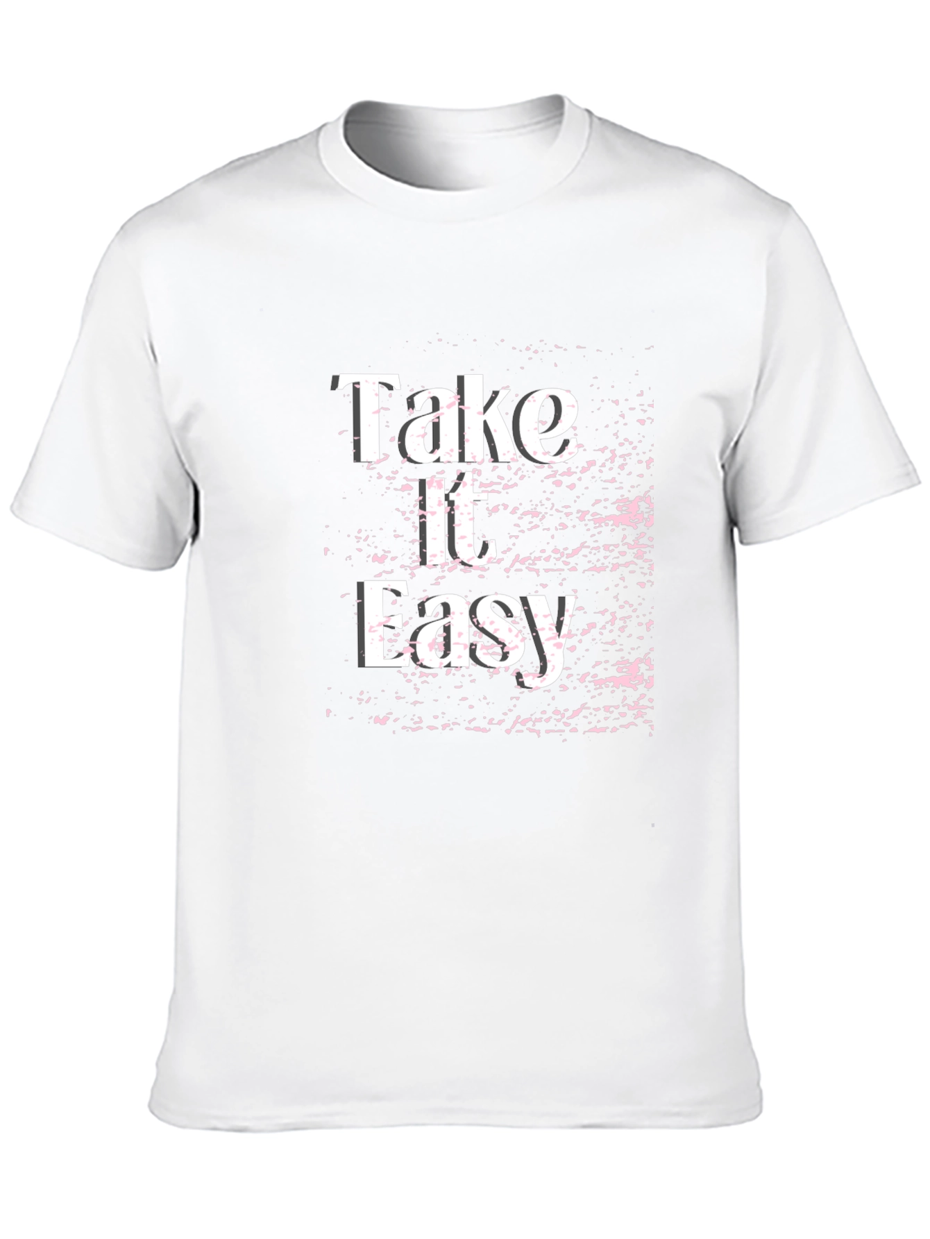Take It Easy Graphic Tee - Trendy Casual Shirt