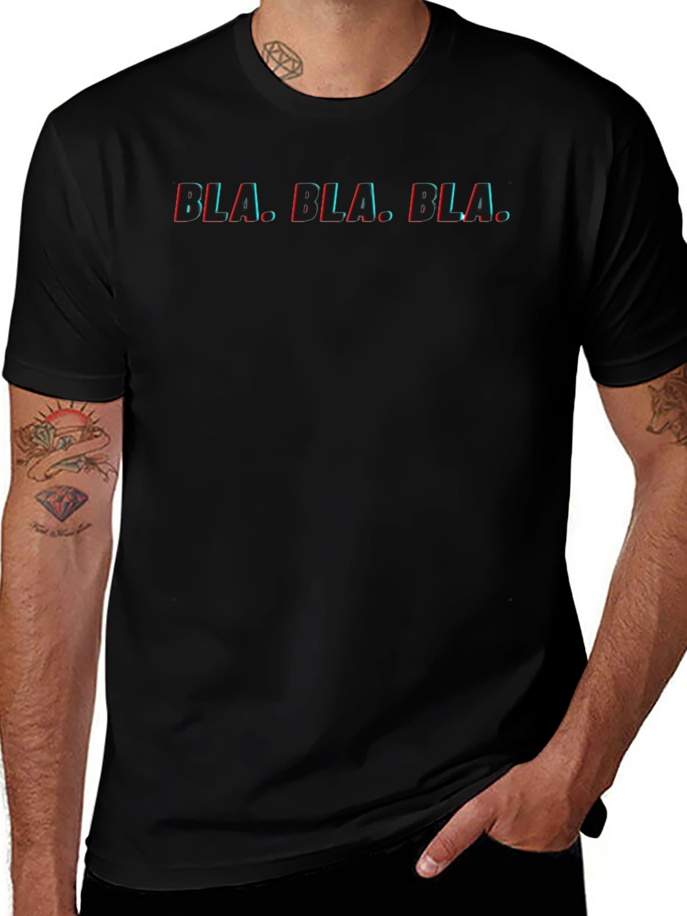 Bla Bla Bla T-Shirt - Trendy Graphic Tee