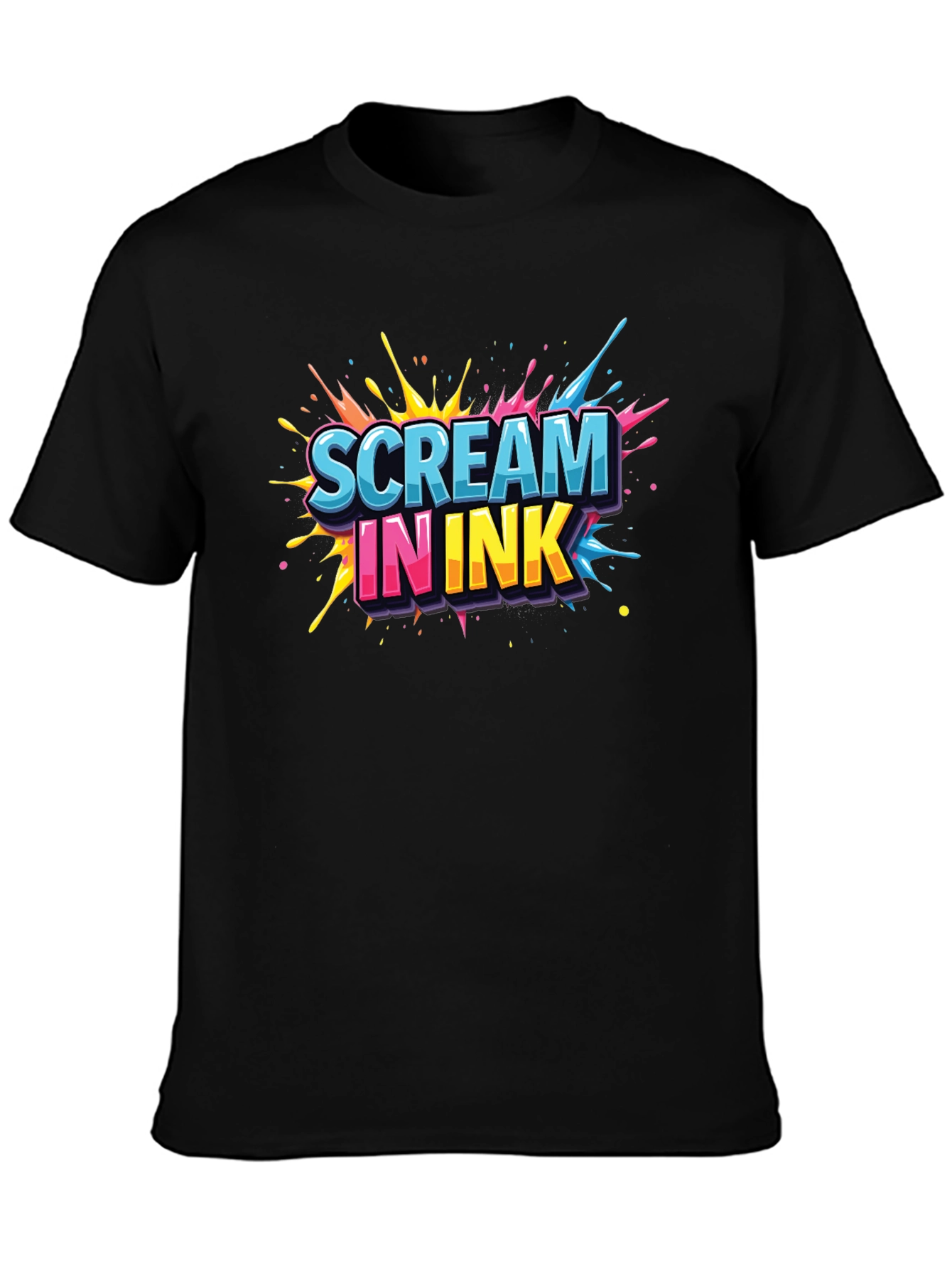 Scream In Ink Graphic Tee - Bold Design Comfortable Fit