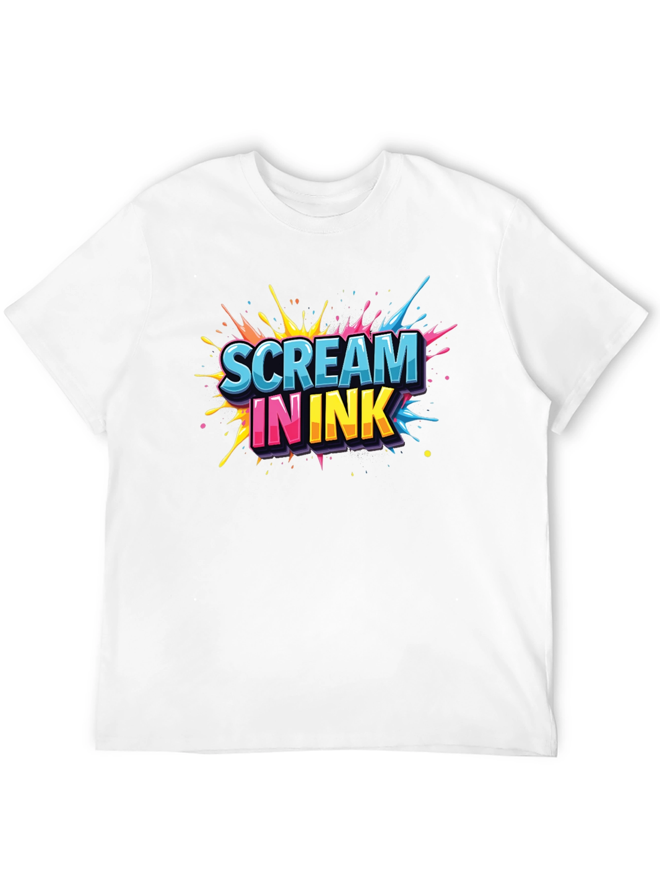 Scream In Ink Graphic Tee - Bold Design Comfortable Fit