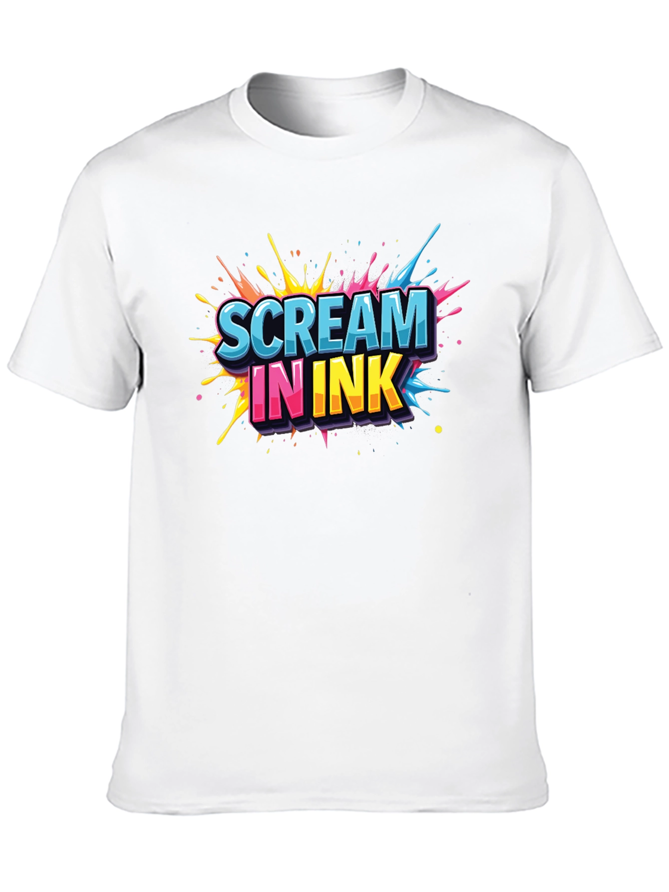 Scream In Ink Graphic Tee - Bold Design Comfortable Fit