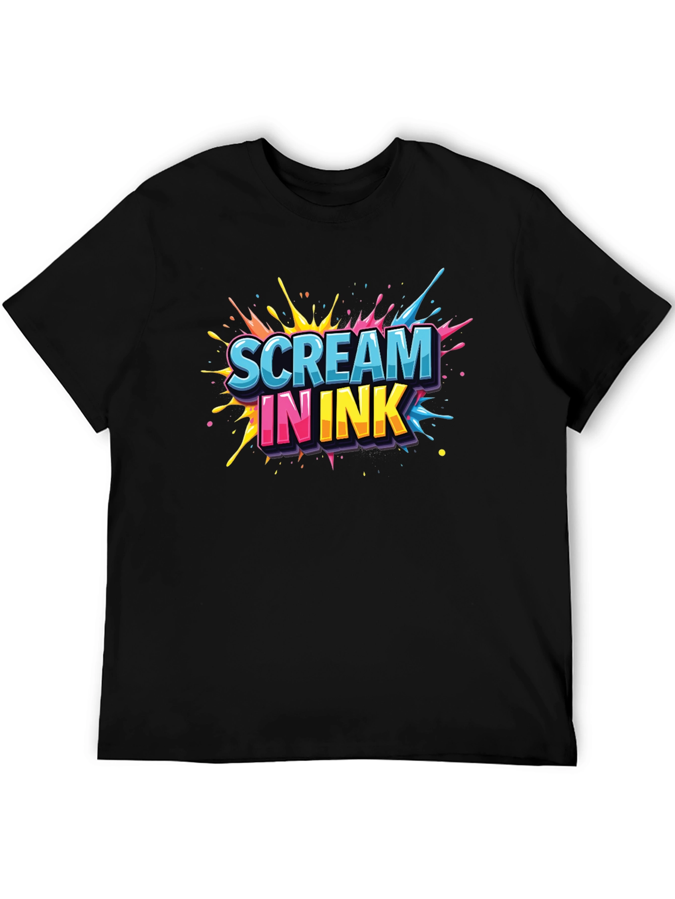 Scream In Ink Graphic Tee - Bold Design Comfortable Fit