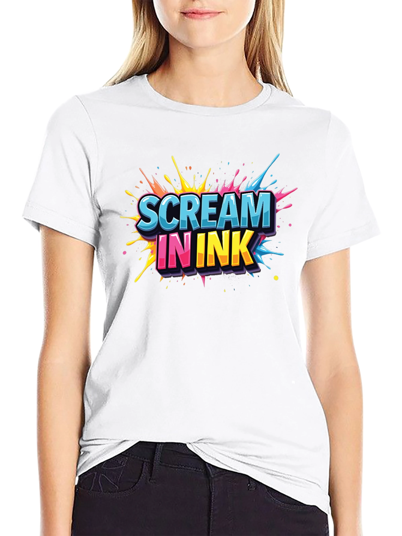 Scream In Ink Graphic Tee - Bold Design Comfortable Fit