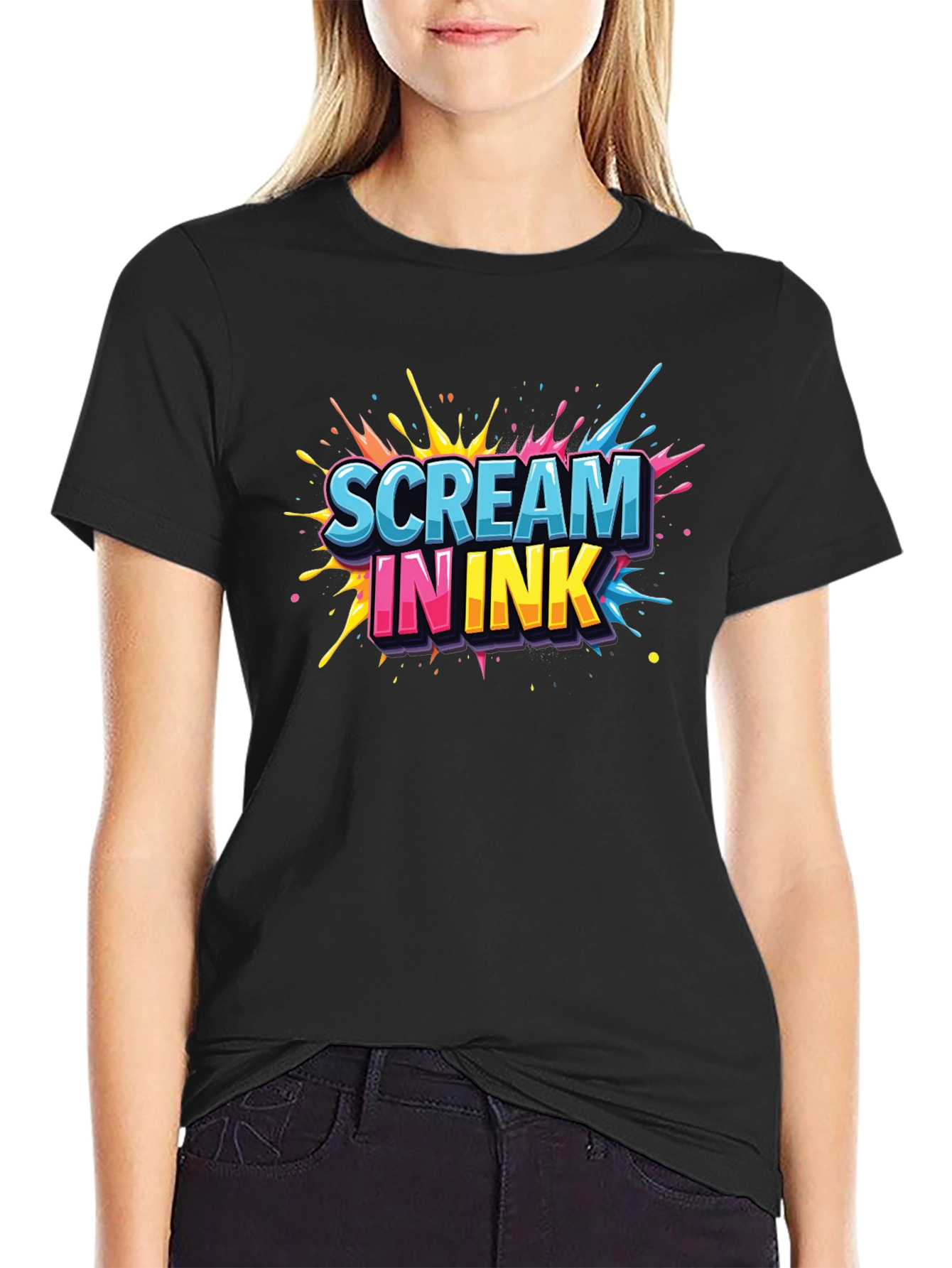 Scream In Ink Graphic Tee - Bold Design Comfortable Fit