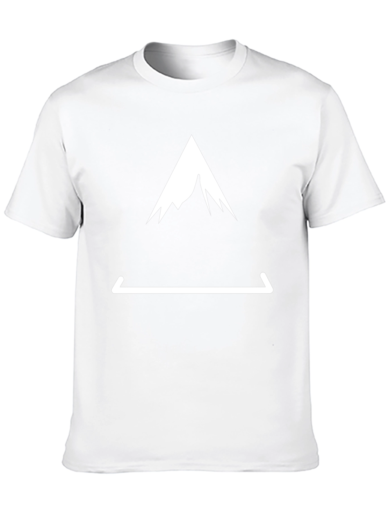 Mountain Peak Tee - Black Graphic T-Shirt
