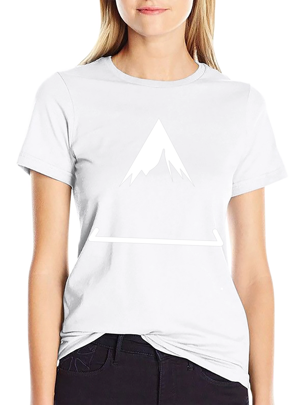 Mountain Peak Tee - Black Graphic T-Shirt