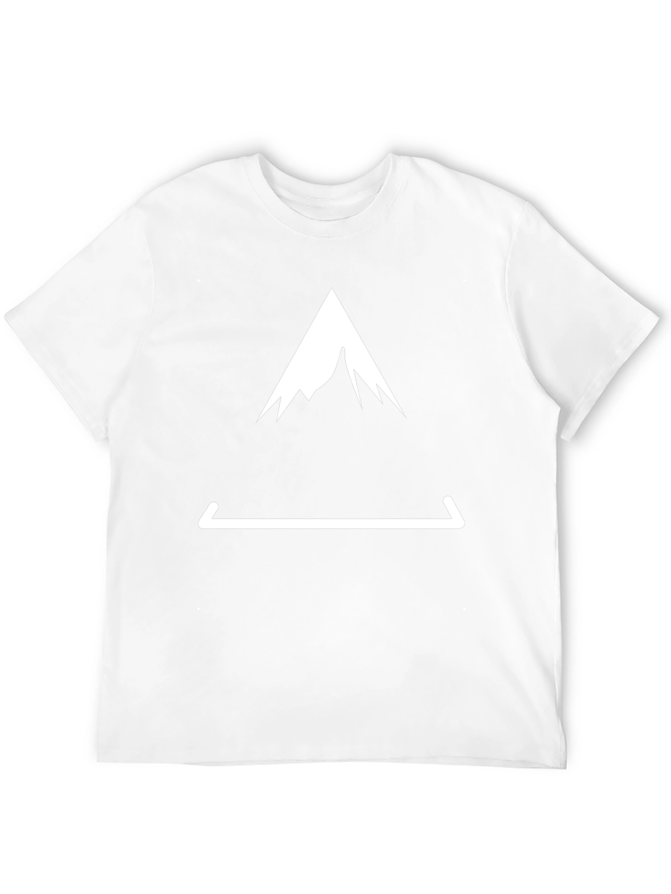 Mountain Peak Tee - Black Graphic T-Shirt