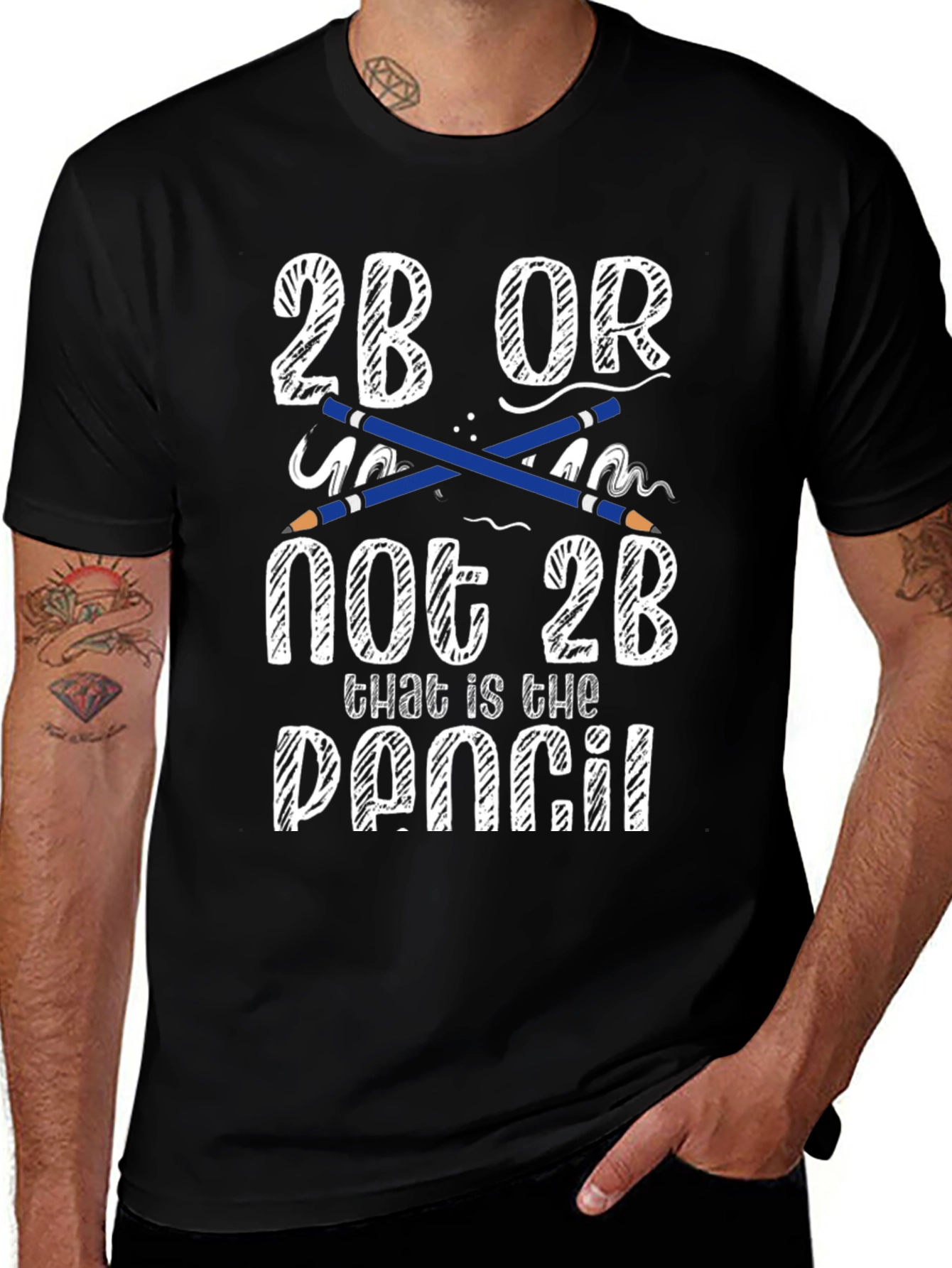 2B or Not 2B T-Shirt - Artistic Graphic Tee