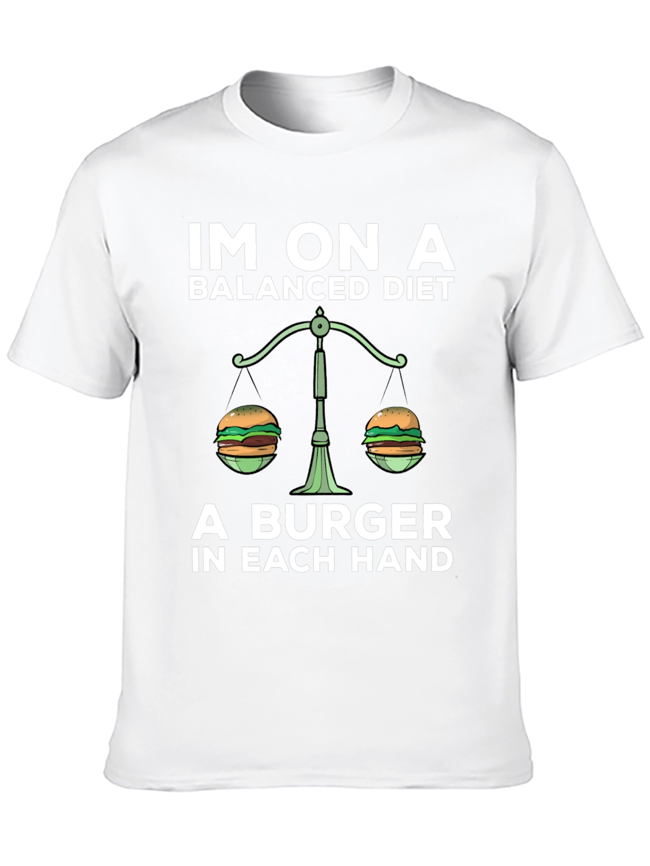 Balanced Diet Burger Graphic Tee