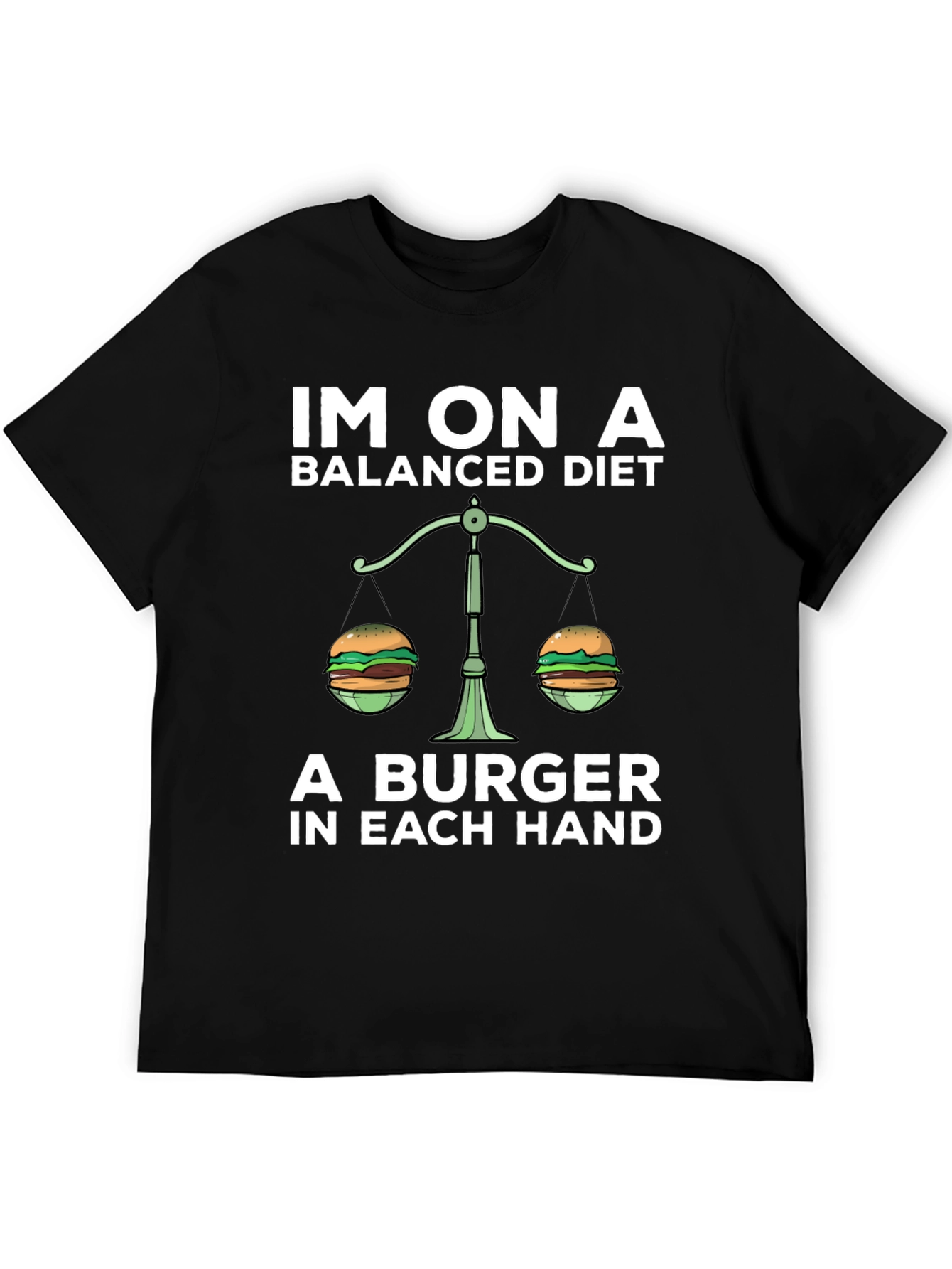 Balanced Diet Burger Graphic Tee
