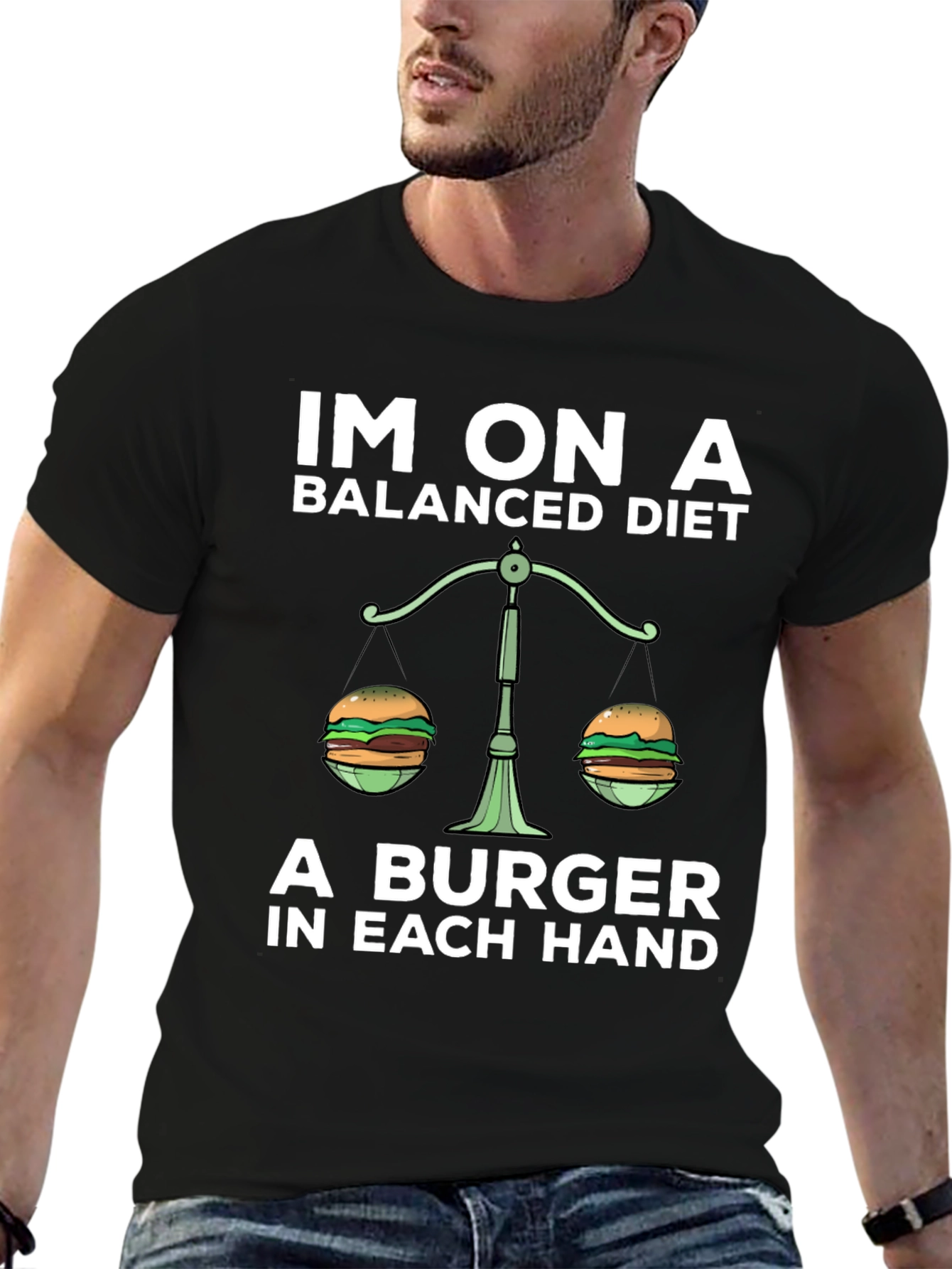 Balanced Diet Burger Graphic Tee