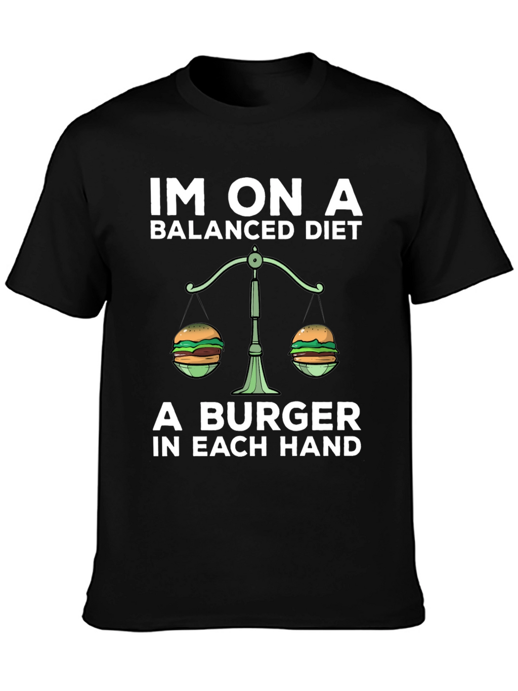 Balanced Diet Burger Graphic Tee
