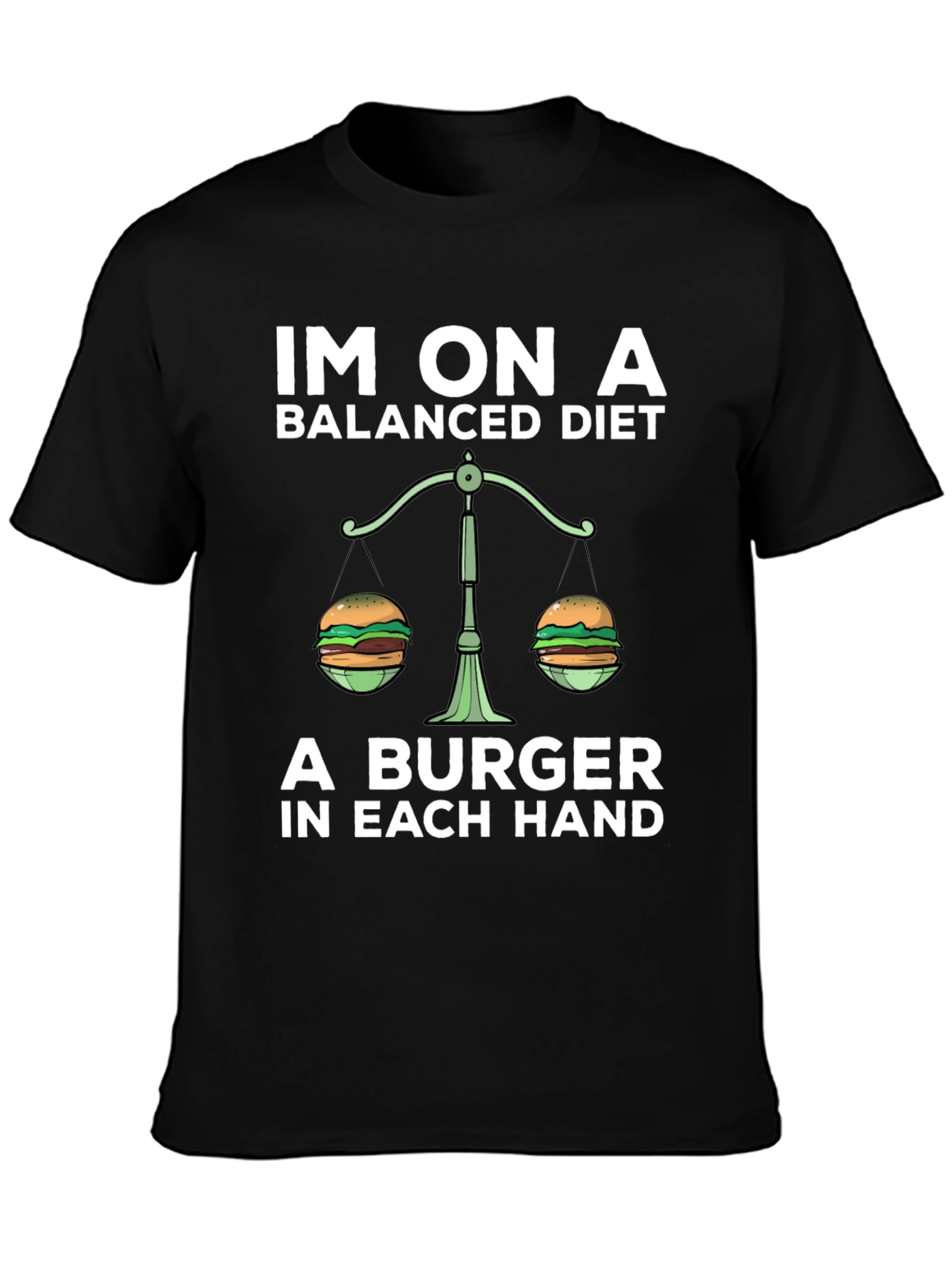 Balanced Diet Burger Graphic Tee