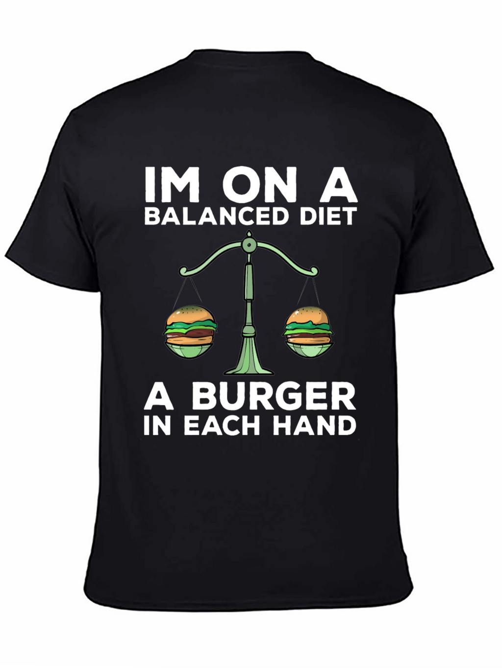 Balanced Diet Burger Graphic Tee
