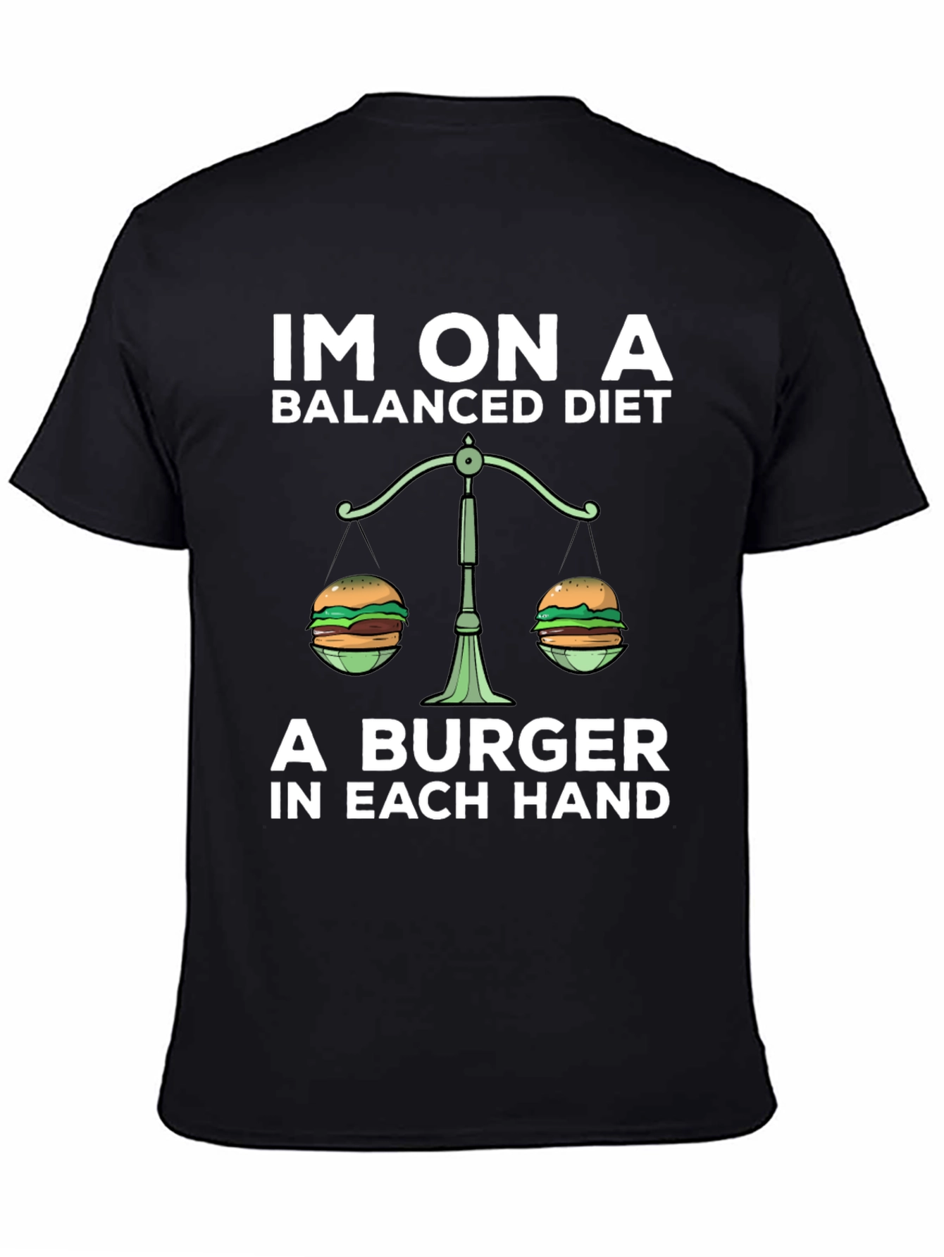 Balanced Diet Burger Graphic Tee