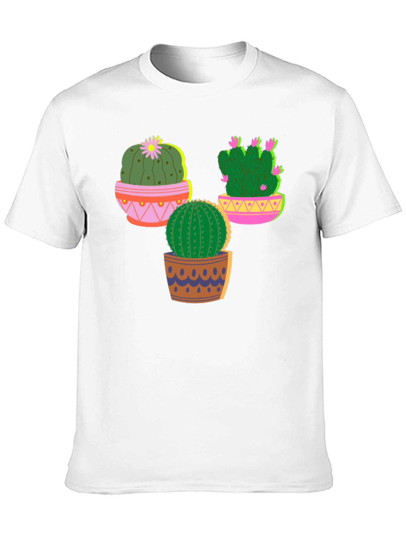 Cactus Graphic T-Shirt - Black Cotton Tee