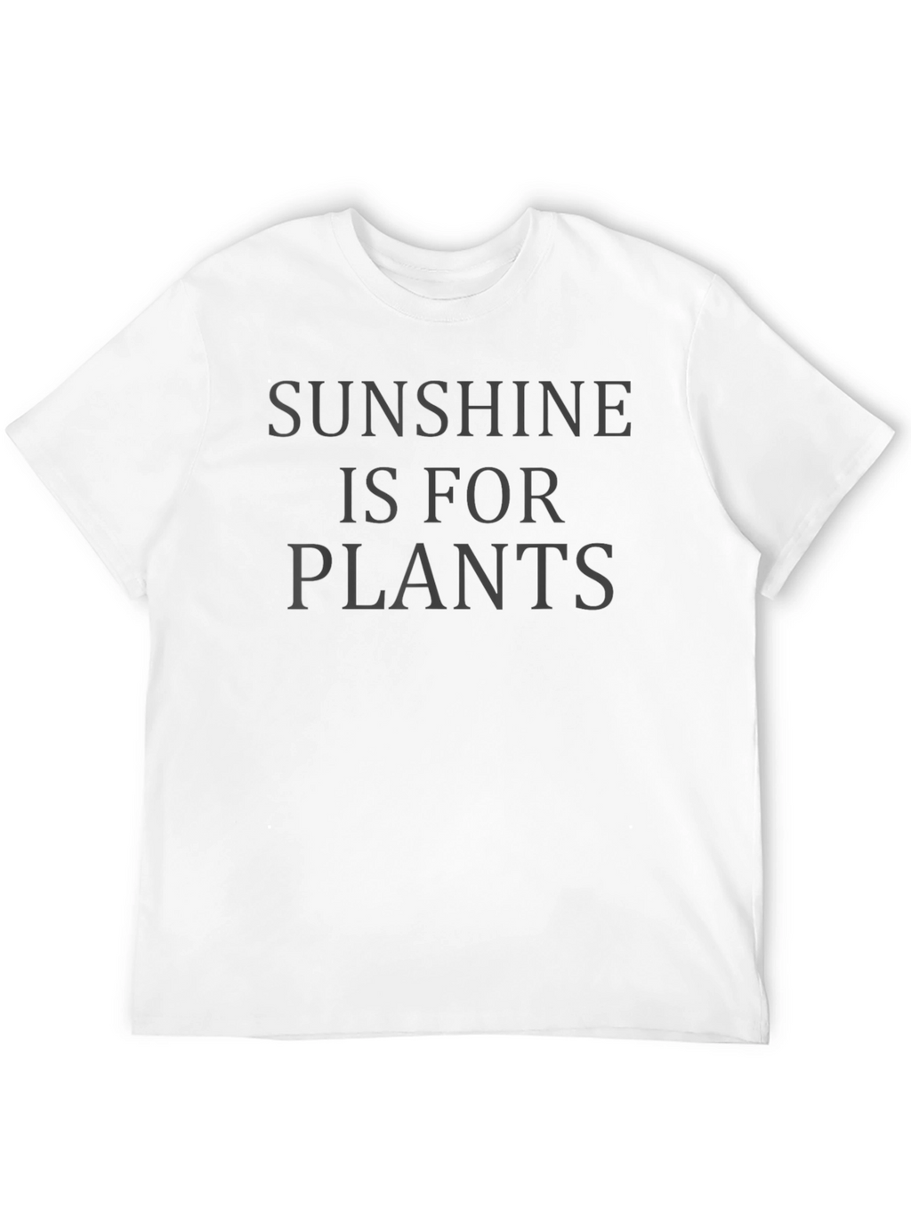 Sunshine Is For Plants Graphic Tee