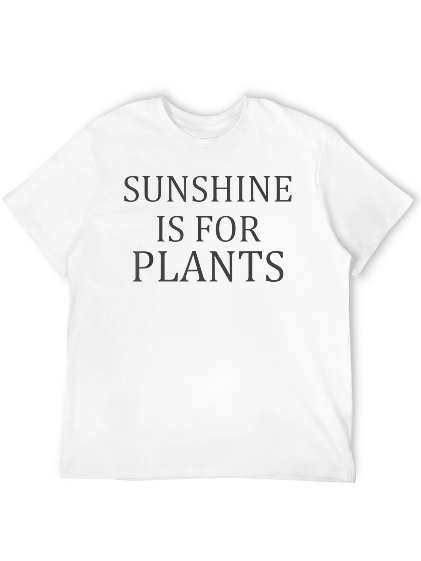 Sunshine Is For Plants Graphic Tee