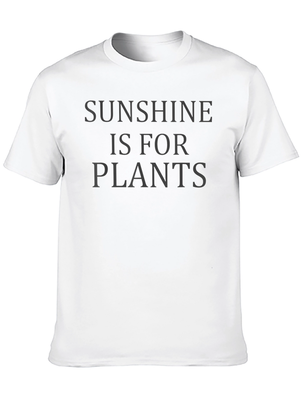 Sunshine Is For Plants Graphic Tee