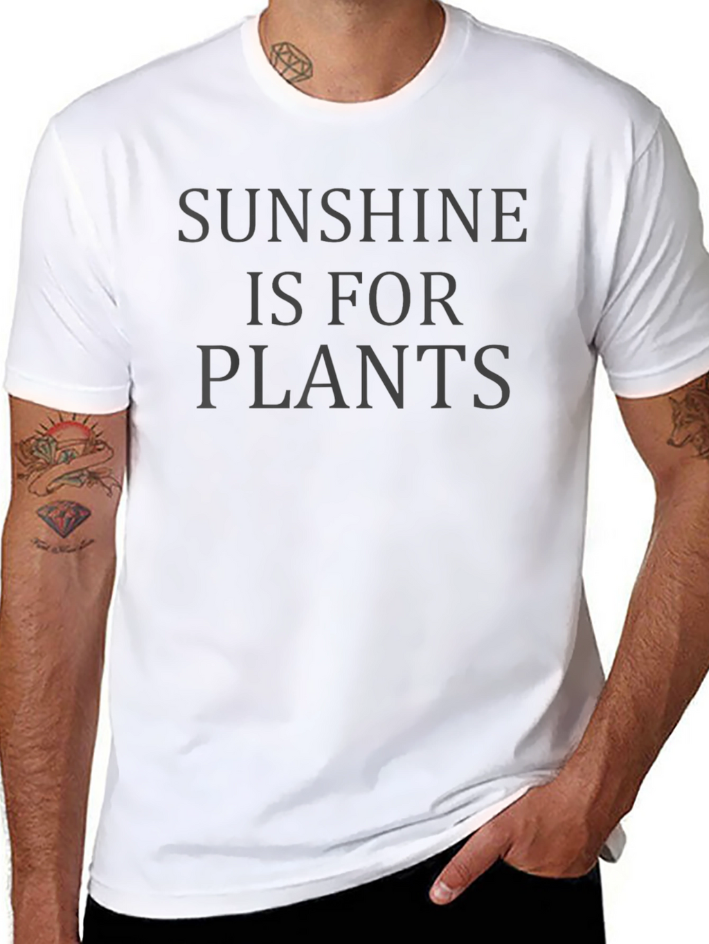 Sunshine Is For Plants Graphic Tee