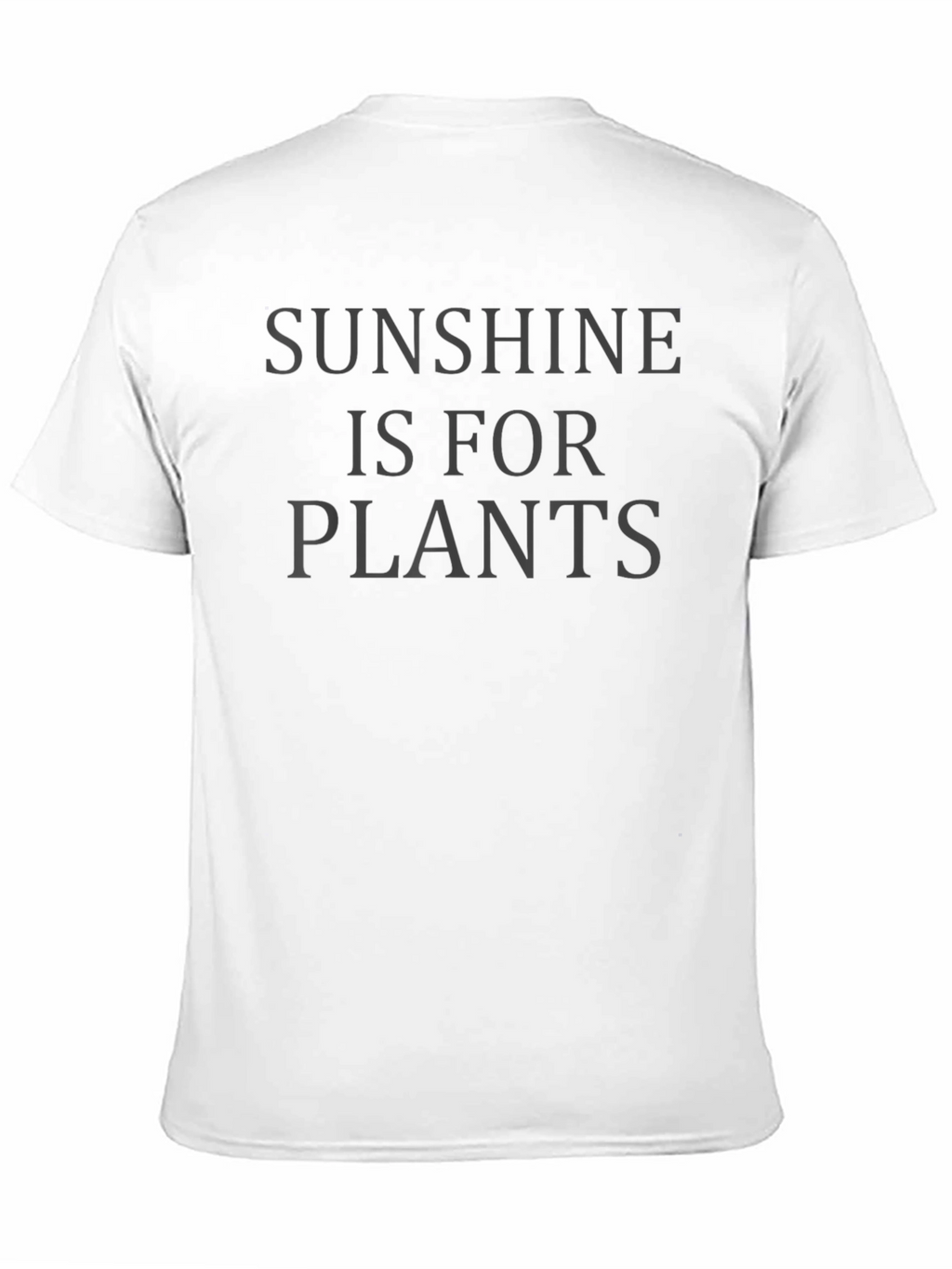 Sunshine Is For Plants Graphic Tee