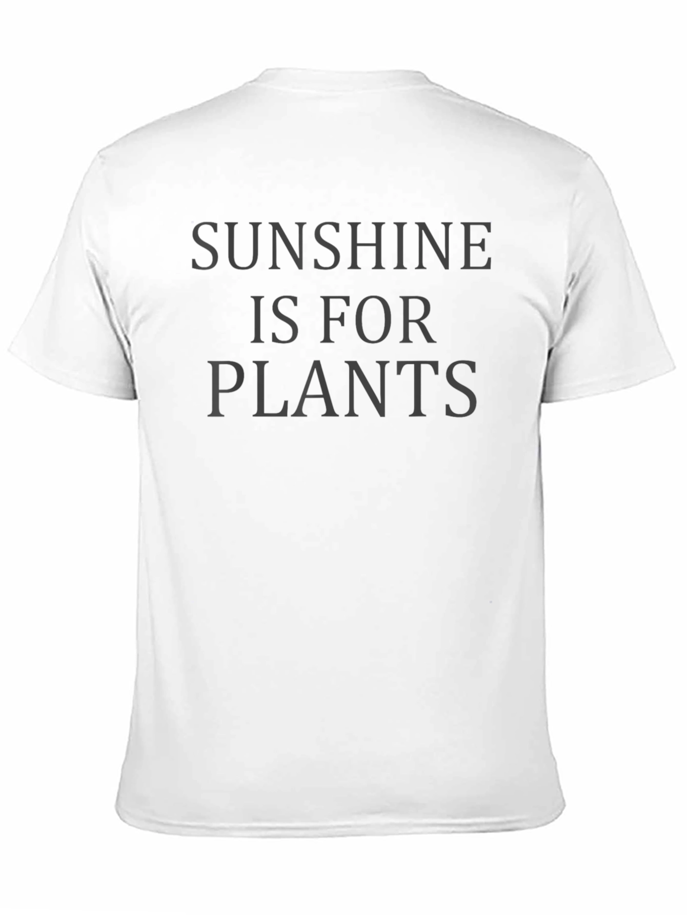 Sunshine Is For Plants Graphic Tee