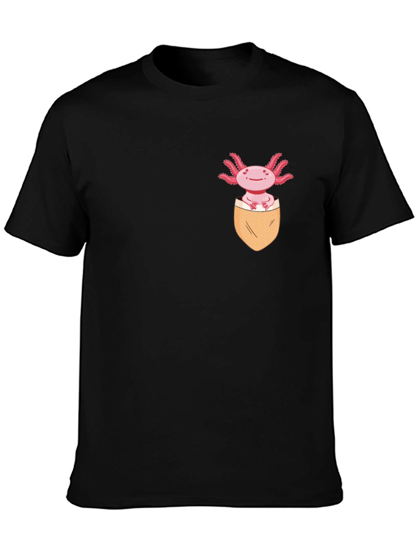 Axolotl in Pocket T-Shirt