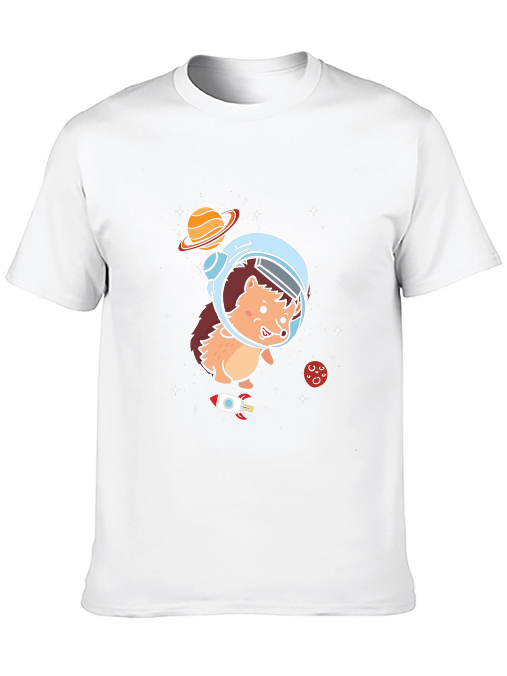 Astronaut Hedgehog T-Shirt - Space Adventure
