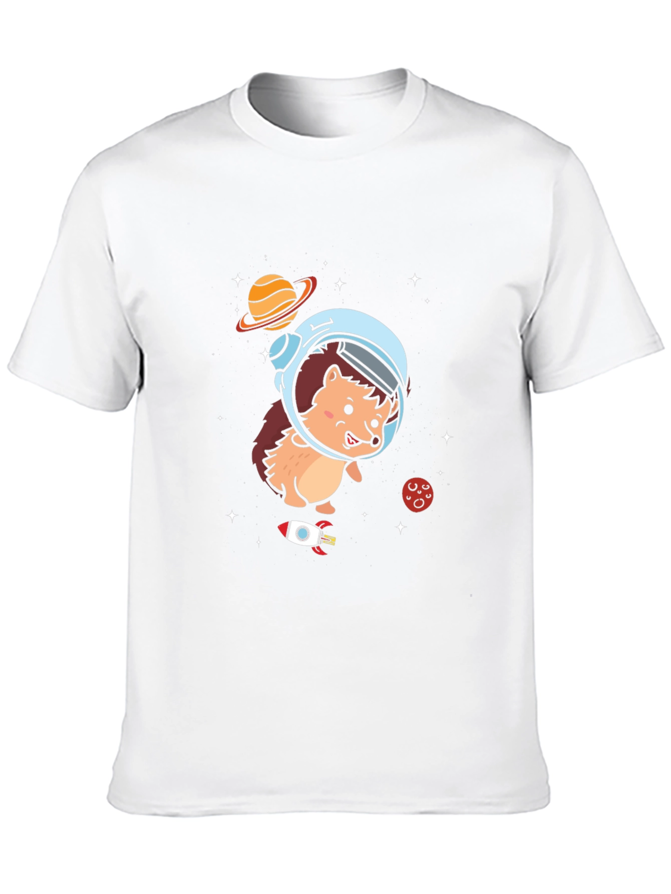 Astronaut Hedgehog T-Shirt - Space Adventure