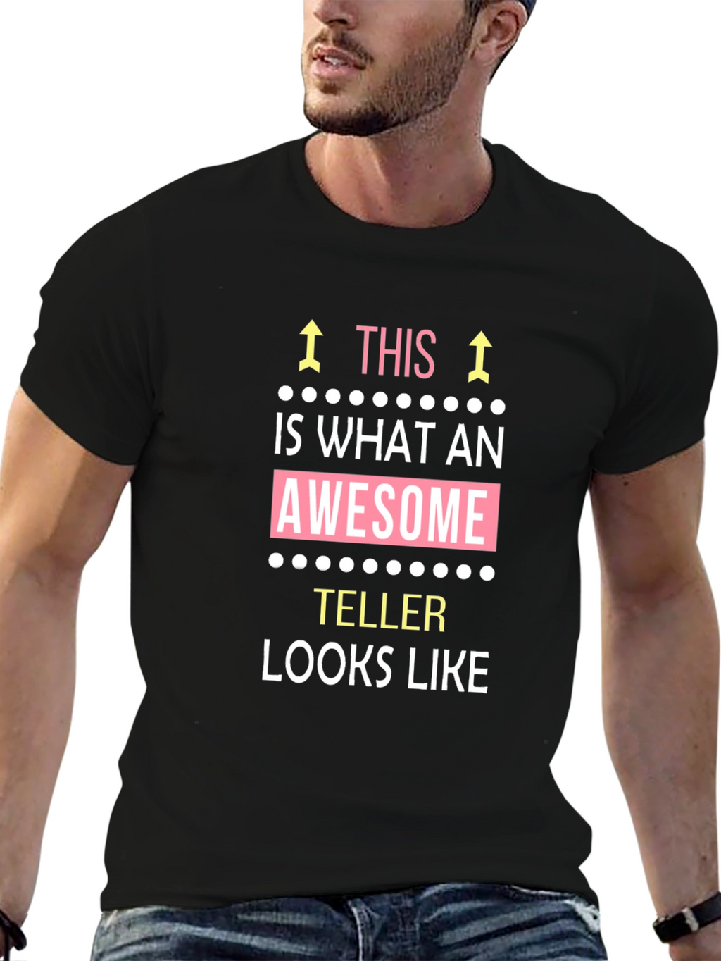 Awesome Teller Graphic T-Shirt