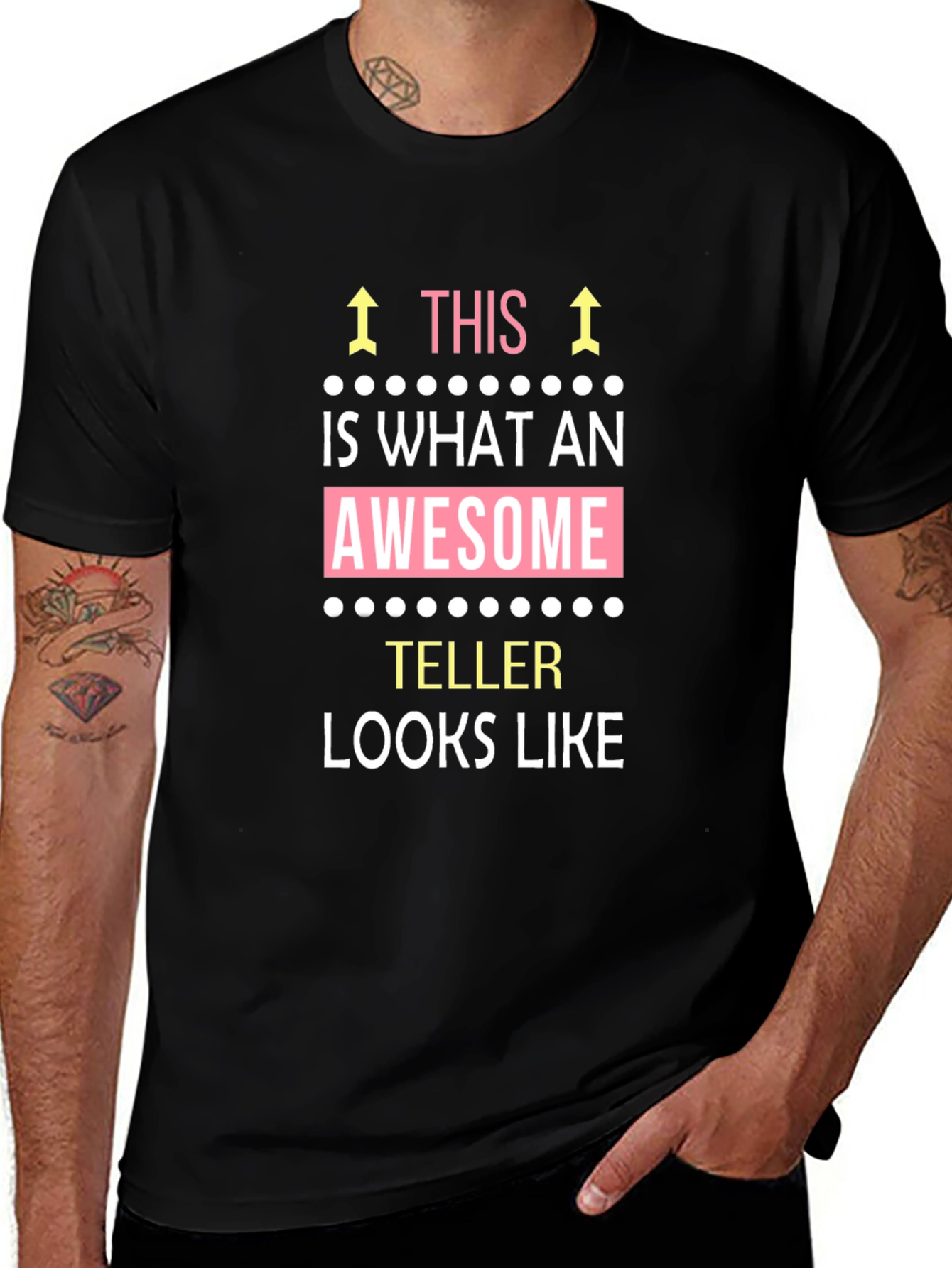 Awesome Teller Graphic T-Shirt
