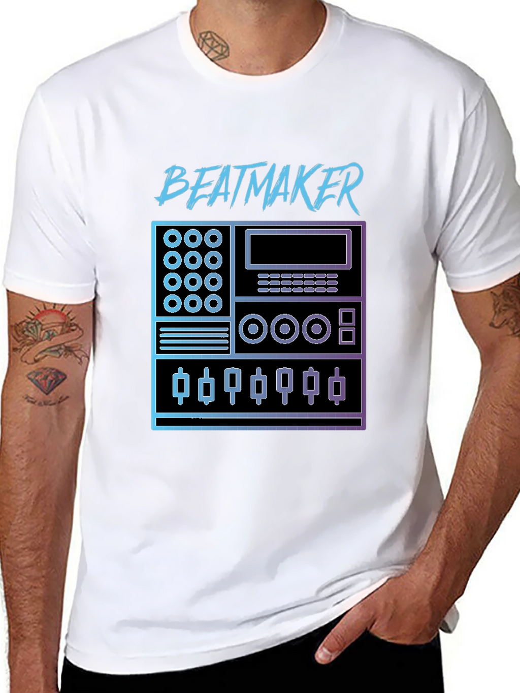 Beatmaker Graphic T-Shirt - Musician Inspired Design