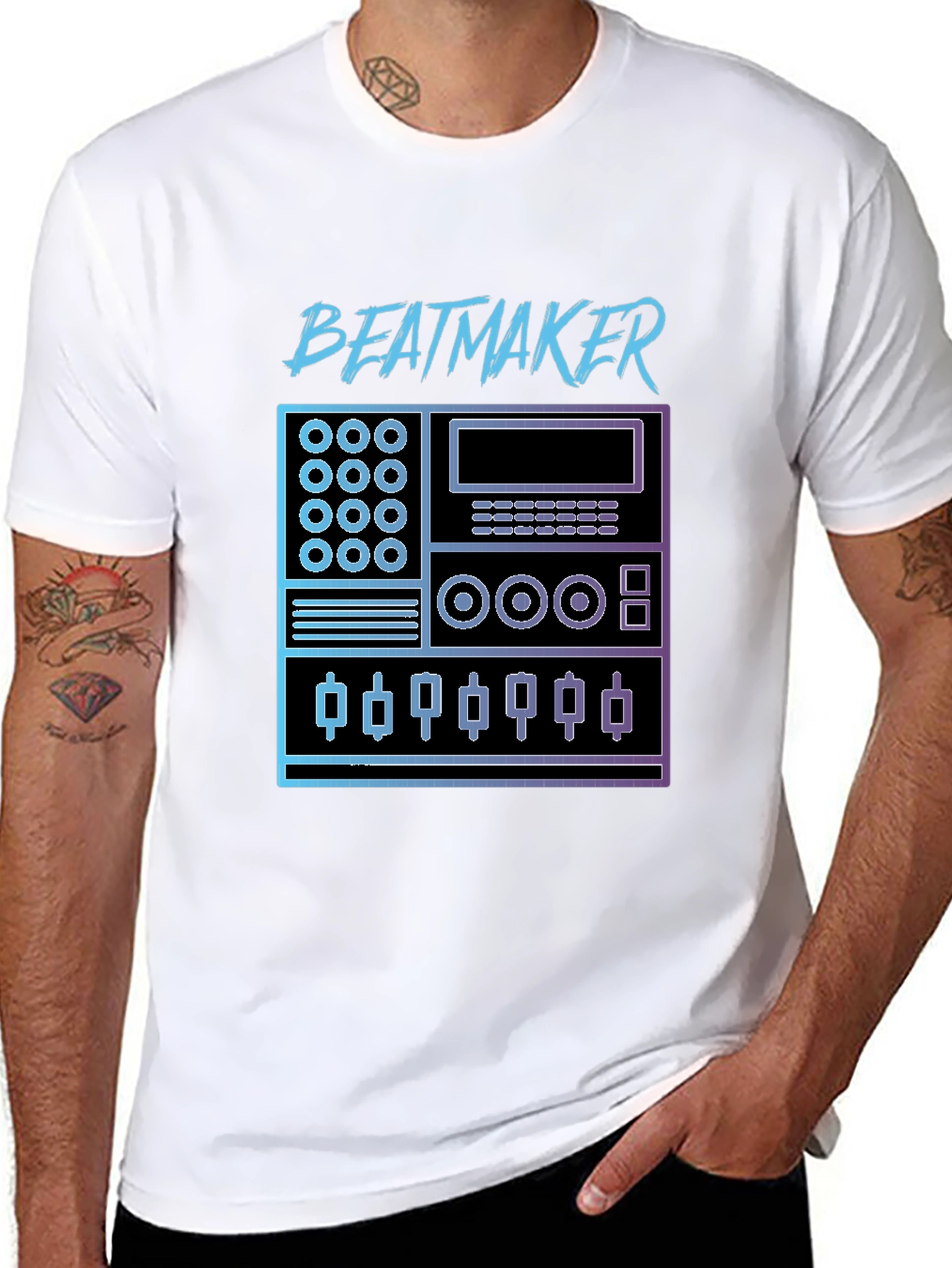 Beatmaker Graphic T-Shirt - Musician Inspired Design