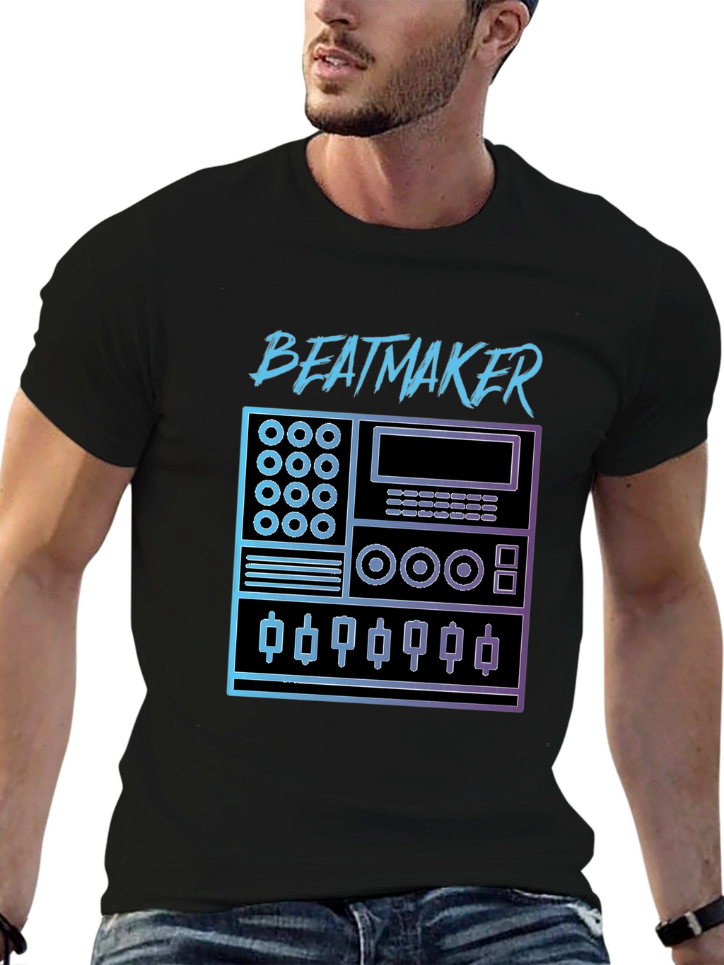 Beatmaker Graphic T-Shirt - Musician Inspired Design