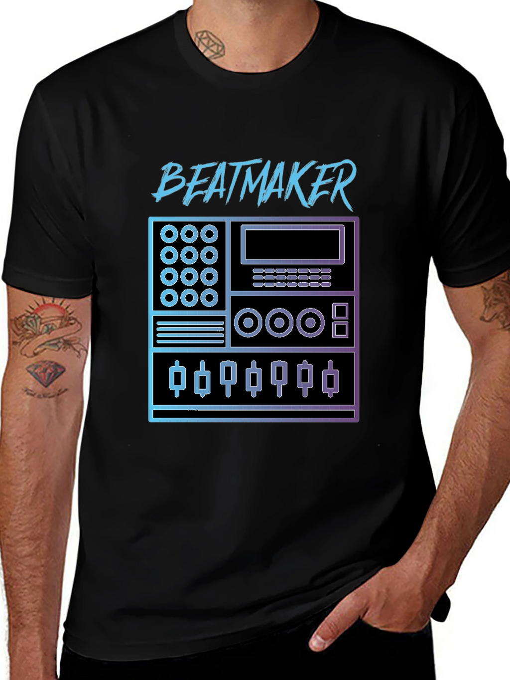 Beatmaker Graphic T-Shirt - Musician Inspired Design
