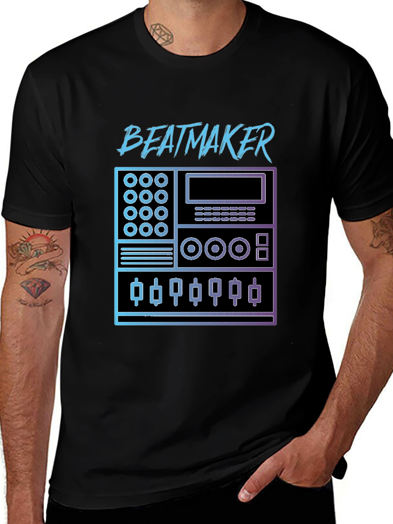 Beatmaker Graphic T-Shirt - Musician Inspired Design