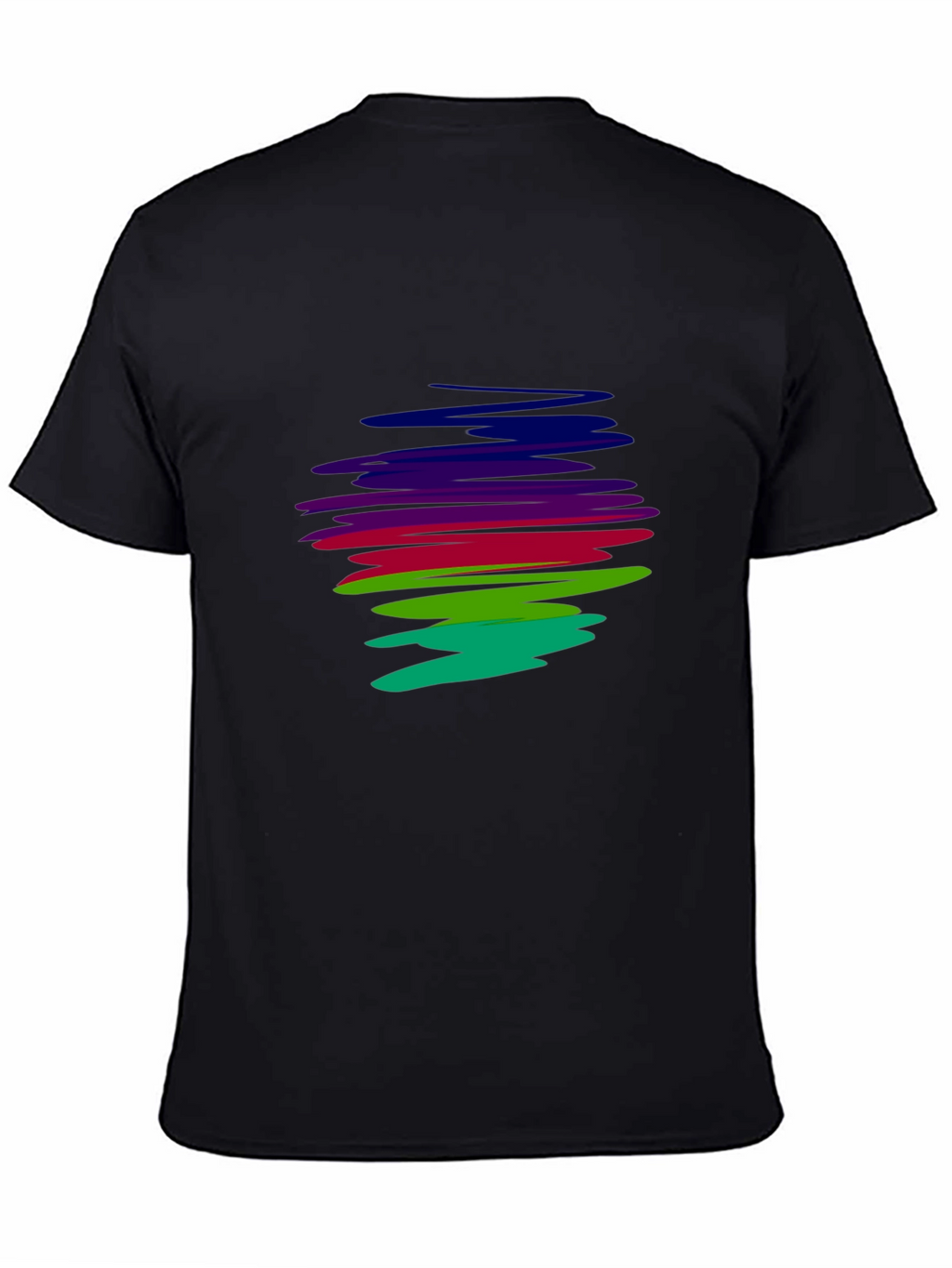 Abstract Rainbow T-Shirt - Mens Graphic Tee