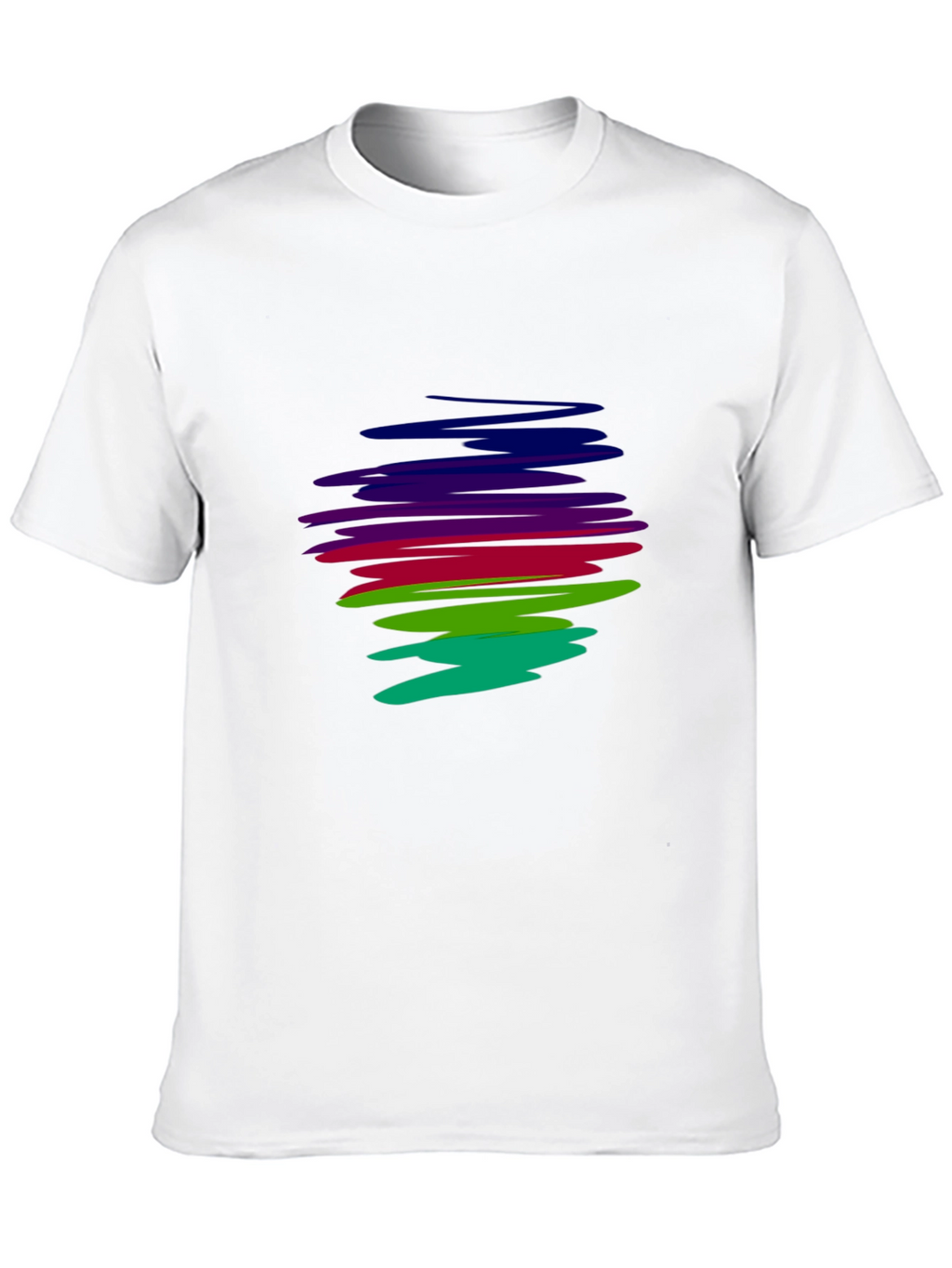 Abstract Rainbow T-Shirt - Mens Graphic Tee