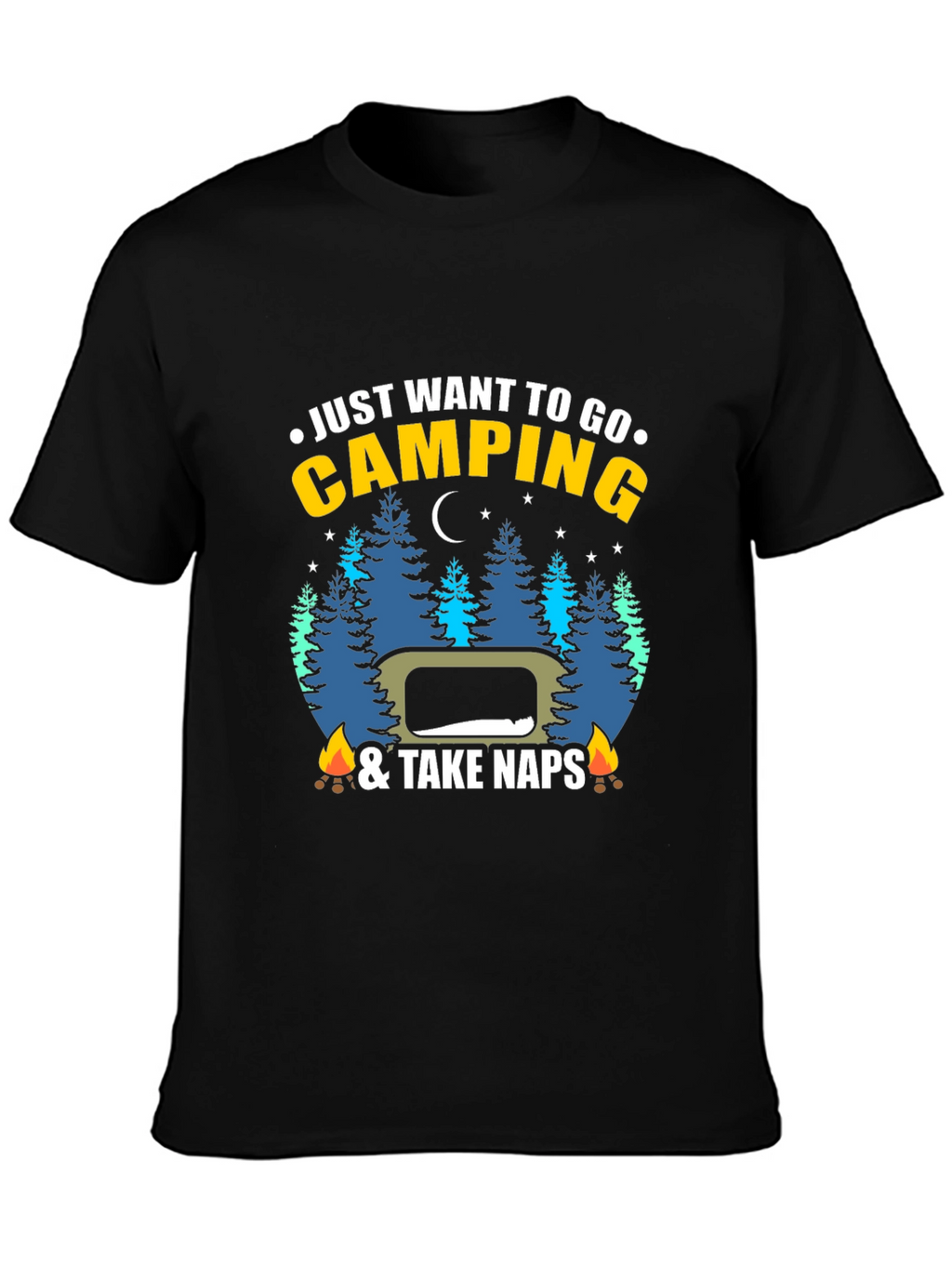 Camping Naps Graphic Tee