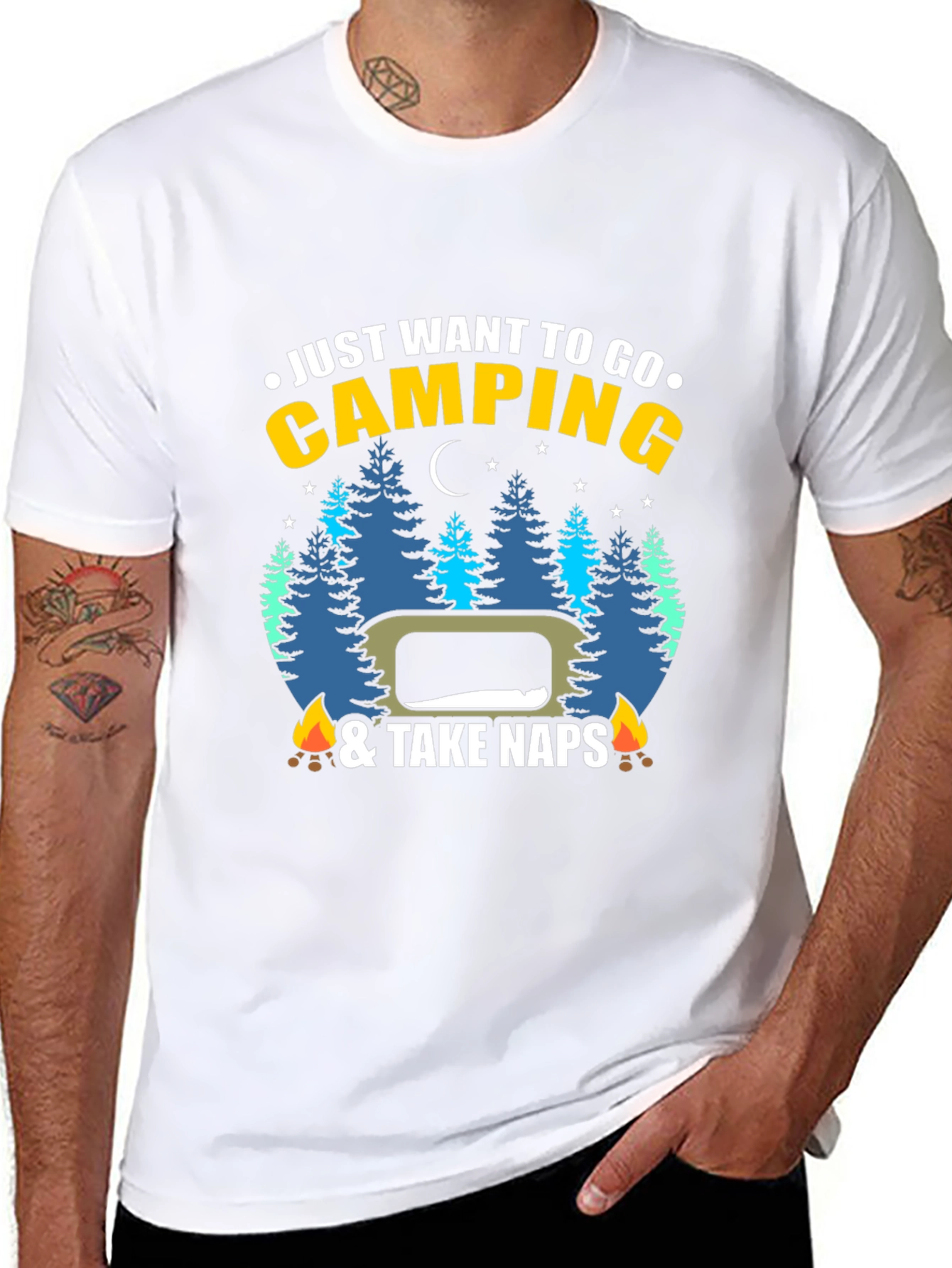Camping Naps Graphic Tee