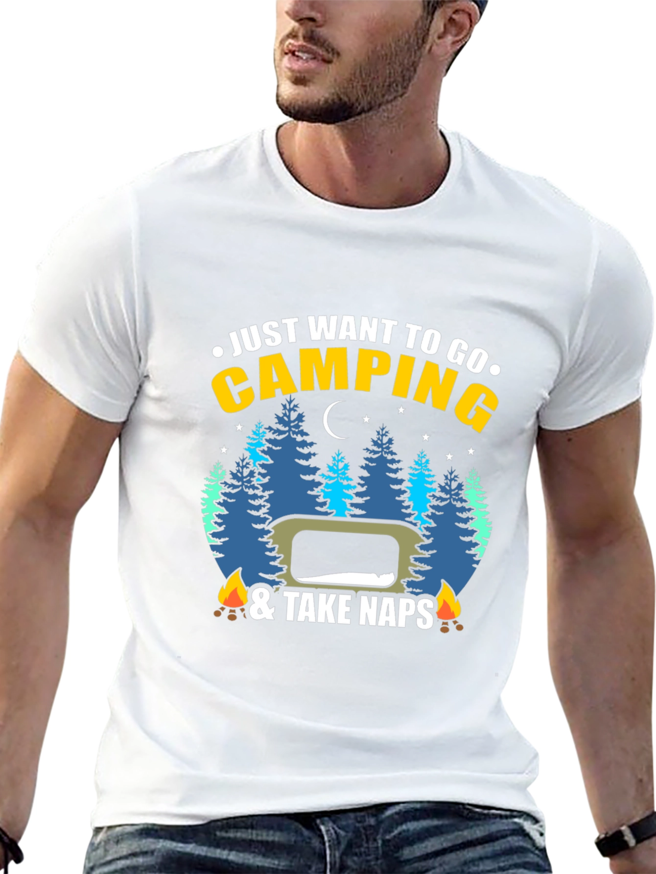 Camping Naps Graphic Tee